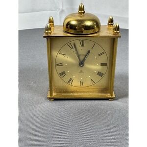 Vintage Swiza Brass Carriage Clock - Untested